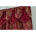 thumbnail image 2 of Kenyon Damask Textured Jacquard 54 x 84 in. Single Rod Pocket Curtain Panel w/Attached 18 in. Valance, 2 of 5