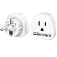 thumbnail image 1 of Adaptador de Enchufe Europeo LENCENT Blanco Convertidor México a Europa Tipo E/F, 1 of 11