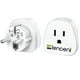 thumbnail image 1 of Adaptador de Enchufe Europeo LENCENT Blanco Convertidor México a Europa Tipo E/F, 1 of 11