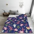 thumbnail image 4 of Axolotl Blankets Throw Lovely Axolotl Gifts for Womens Girls Cozy Keep Warm Lightweight Cute Smile Axolotl Blanket Gifts for Axolotl Lovers Sofa Couch Living Room Bed Camping Travel 40"x50" Dark Blue, 4 of 6