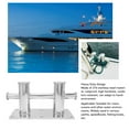 thumbnail image 4 of Mooring Cleat Base, Double  Bollard Heavy Duty High Strength Oxidation Resistance  for Boats, 4 of 8