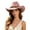 1-Pink780, variant on XIAOCHA Women's Solid Wide Brim Cowboy Hat Rodeo Cattleman Wide Brim Western Hat Farm Western Cowgirl Hat,White
