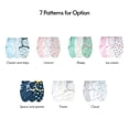 thumbnail image 3 of Mantita insular SU3007 3PCS Baby Swaddle Wrap Manta Manta de dormir infantil de algodón suave con lindo patrón de helado para bebés recién nacidos Niños Niñas Insular Mantita, 3 of 7