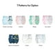 thumbnail image 3 of Mantita insular SU3007 3PCS Baby Swaddle Wrap Manta Manta de dormir infantil de algodón suave con lindo patrón de barcos oceánicos para bebés recién nacidos Niños Niñas insular Mantita, 3 of 7