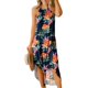 thumbnail image 3 of G and PL Vestido largo de playa para mujer, informal, sin mangas, con abertura lateral, halter, 3 of 5