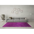 thumbnail image 3 of Ahgly Company Indoor Square Oriental Pink Industrial Area Rugs, 7' Square, 3 of 4