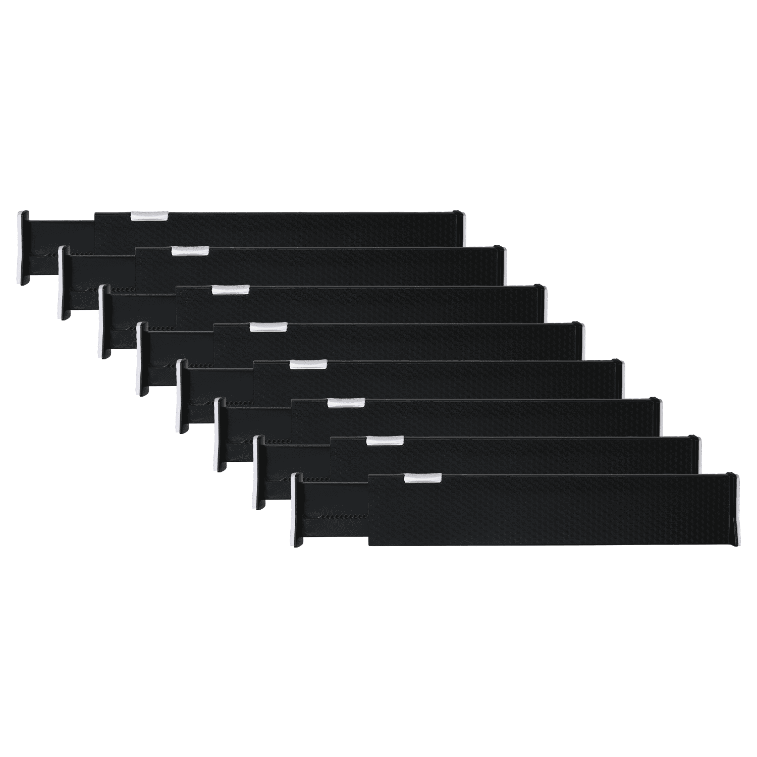 Black Kitchen Drawer Divider By Rapturous 2.5 Inch High Expands