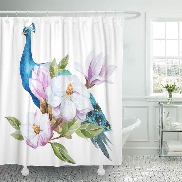 Cynlon Flower Watercolor Magnolia Peacock Bird Painting Watercolour Tree Wallpaper Abstract Bathroom Decor Bath Shower Curtain 60x72 Inch Walmart Com Walmart Com Abstract animals anime art cars celebreties city comics flowers games girls holidays. cynlon flower watercolor magnolia peacock bird painting watercolour tree wallpaper abstract bathroom decor bath shower curtain 60x72 inch