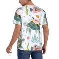 thumbnail image 2 of Fotbe Turtle and Sea Life Baseball Jersey Shirt for Men and Women, Casual Short Sleeves Button Down T-Shirt-3X-Large, 2 of 9