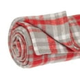 thumbnail image 5 of Parkland Collection Transitional Plaid Red Rectangle 50" x 65" Throw, 5 of 5