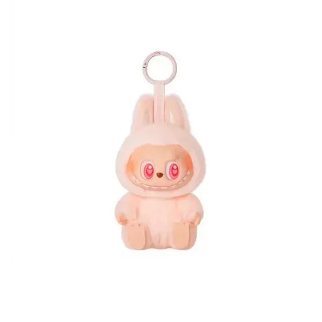 Lindo llavero de muñeco de peluche Labubu, caja de monstruos, juguete, nueva muñeca de vinilo, mochila Kawaii, colgante, decoración y funda protectora, regalos
