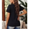 thumbnail image 4 of Distressed Tees,Ripped T Shirt Round Ripped T Shirt Womens Distressed Tshirt True Excellence, 4 of 6