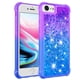 thumbnail image 2 of Funda para iPhone 8/iPhone 7 Transparente con Brillos Carcasa Protectora Antigolpes con Glitter Brillante, 2 of 5