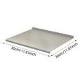 thumbnail image 3 of Stainless Steel Kitchen Cutting Board for Vegetable Preparation and Durable Prep, 3 of 4