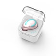 thumbnail image 1 of Sidaley Auriculares compatibles con Bluetooth Auriculares deportivos recargables Micrófono Cancelación de ruido Auriculares de conducción con Cables de audio/vídeo Oro rosa, 1 of 6