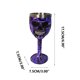 thumbnail image 2 of Xihbxyly Oferta de iluminación Horrible copa de vino acero inoxidable con forma de calavera esquelética, decoración de Halloween, copas de vino, cáliz de vino con forma de calavera ceremonial de sacr, 2 of 5