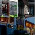 thumbnail image 3 of LINLIN 3PCS Solar House Number Light Outside,Waterproof Led Light Up Address Mailbox Door Signs Illumination Doorplate Solar Night Lamp House Number Outdoor Lighting Porch Lights, 3 of 8