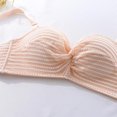 thumbnail image 5 of Puntoco Bralettes para mujer, moda para mujer, color sólido, tirantes extraíbles para el hombro, sin aros, soporte suave, sujetador diario, 5 of 5