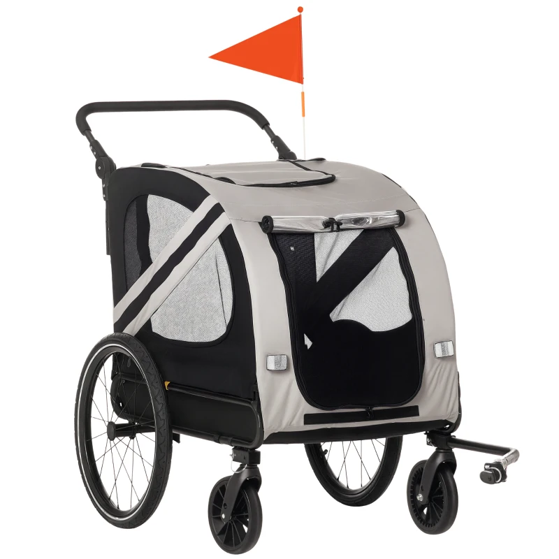 Dog Stroller Bicycle Carrier, Pet Bike Trailer
