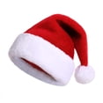 thumbnail image 2 of Wangsaura Christmas Hat for Child/Adult, Red White Color Christmas Cap, 2 of 4