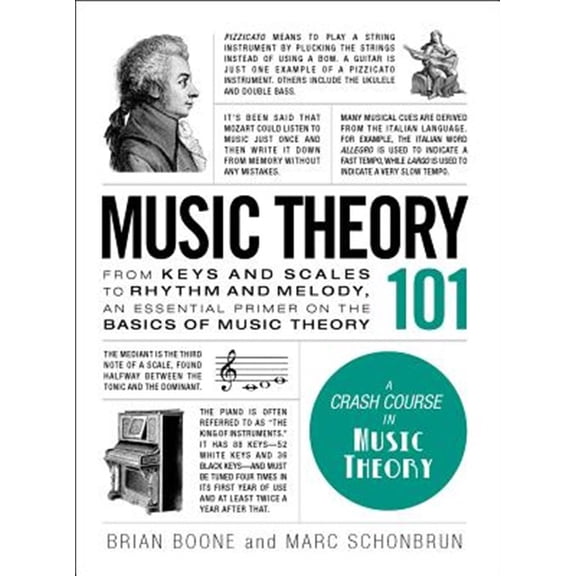 Pre-Owned Music Theory 101: From Keys and Scales to Rhythm and Melody, an Essential Primer on the Basics of Music Theory (Hardcover) 1507203667 9781507203668