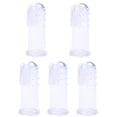 thumbnail image 1 of 5 Units Pack Extra Soft Pet Finger Toothbrush for Dogs & Cats, Professional Dog Toothbrush & Cat Toothbrush, Dental Hygiene for Pets, 1 of 4