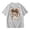Grey, variant on Kids Easter Bunny Print T-Shirt Casual Summer Top Tee For Girls School Daily Outdoor Wear Ages 3-14