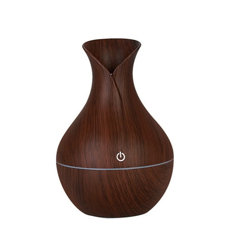 

Xinqinghao Air Aroma Essential Oil Diffuser LED Ultrasonic Aroma Aromatherapy Humidifier Brown