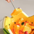 thumbnail image 3 of Ceramic Watermelon Serving Bowl Set With Six Stainless Steel Forks For Fruit Dining Bar Events Celebrations And Restaurant Use, 3 of 6