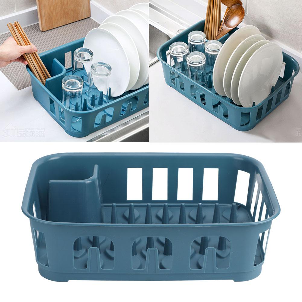 LYUMO Elegant Style Dish Plate Draining Rack Tableware Chopsticks