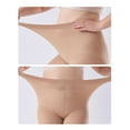 thumbnail image 4 of Deago Plus Size Tights for Women 120D Soft Solid Color Semi Opaque Pantyhose High Waist Control Top (Skin), 4 of 9