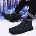 thumbnail image 3 of LASUDRAA Mens Barefoot Winter Boots Water-Resistant Slip-Resistant Hiking Snow Shoes Lightweight Warm Ankle-High Boots, Wide Toe Box,Trails & Everyday Wear, 3 of 8