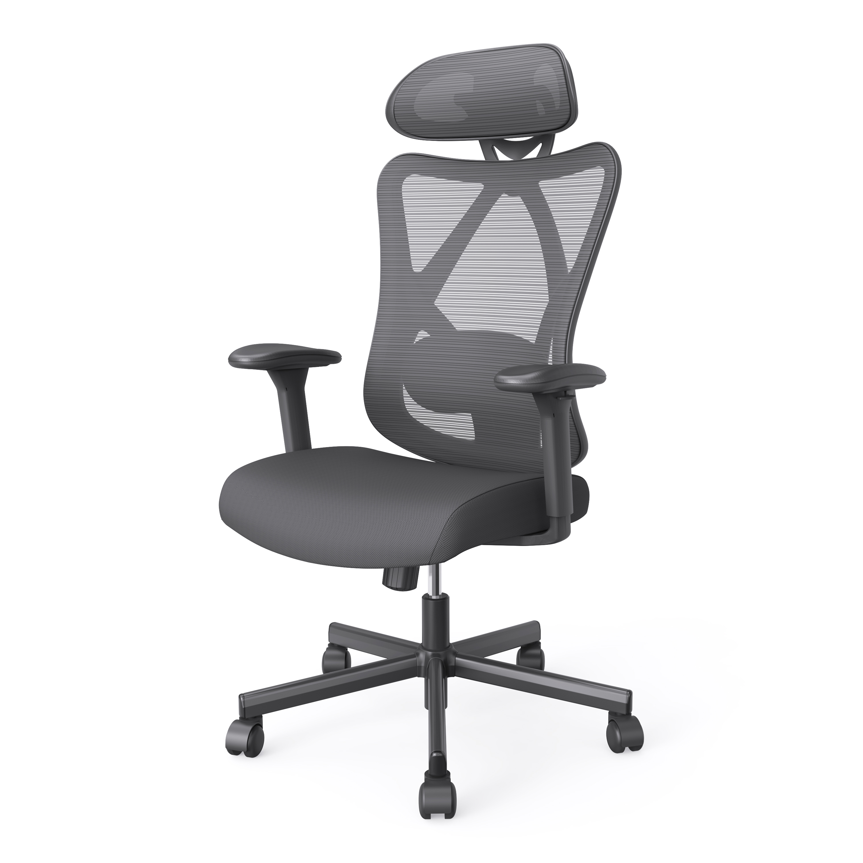 Furniture of America Kleckner Ergonomic Swivel Office Chair, Black