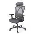 thumbnail image 4 of Furniture of America Kleckner Ergonomic Swivel Office Chair, Black, 4 of 10