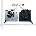 thumbnail image 1 of NEW FOR LENOVO R9000P Y9000P 2021/2022/2023 Fan Legion Pro 5 16IRX8 GPU 12V 2022, 1 of 6