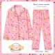 thumbnail image 1 of Sanrio-Pijama de Hello Kitty para niños, traje de dormir de manga larga, Cinnamoroll, Kuromi, Anime para el hogar, ropa de dormir para estudiantes, otoño, 1 of 4