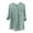 Green, variant on Clearance! Shirts for Women Women's Shirt Sun Loose Thin Three Quarter Sleeve Cotton and Linen Top with Stand Collar T Shirts for Women Green,L