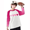 thumbnail image 3 of Posijego Valentines Day Shirts for Kids Girls Long Sleeve Tee Cute Graphic T-Shirts Spring Basic Tee Undershirts Tops, 3 of 9