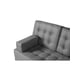 thumbnail image 4 of Sofá Cama Makora con Portavasos y Tecnología Beehive Airflex Foam de Lino Gris Claro Modelo Rivoli, 4 of 9