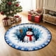 thumbnail image 4 of Alfombra Circular Navideña con Efecto Visual Estereoscópico para La Entrada | Diseño Navideño | 60 Cm | Alfombra Multicolor de Poliéster | Alfombrilla Absorbente y Antideslizante, 4 of 6