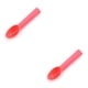 thumbnail image 4 of Advancent Cuchara para helado Cocina Cuchara para sandía Cuchara para servir de plástico Cubiertos Cuchara para fiesta Cuchara para servir Rosado 2Conjunto, 4 of 6