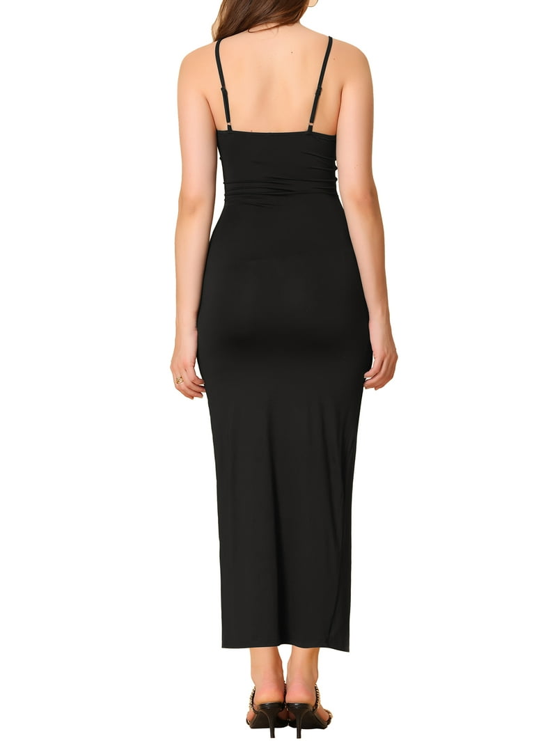 INSPIRE CHIC Maxi Women's 2024 Sexy Spaghetti Strap Cut Out Twist Front Pencil Split Club Party Long Dress Black XL - Walmart.com INSPIRE CHIC Maxi Women's 2024 Sexy Spaghetti Strap Cut Out Twist Front Pencil Split Club Party Long Dress Black XL - Walmart.com