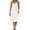 White, variant on Busydd Sundresses for Women Fashionable Backless Spaghetti Straps Summer Dresses Casual Round Neck Solid Color Sleeveless Sleep Midi Dress L