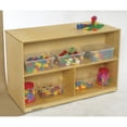 thumbnail image 2 of Childcraft 513575 47.75 x 22.25 x 30 in. Mobile Double-Sided Storage Unit, 2 of 8