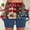 Multicolor#09, variant on Kctiaxy Womens Skorts 4th of July Patriotic Skirt with Built-in Shorts Summer High Waist Breathable Beach Yoga Jogging Mini Skort