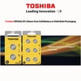 thumbnail image 3 of Pila de litio tipo moneda Toshiba CR1632 3V, paquete de 2, 3 of 4