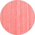 thumbnail image 1 of Ahgly Company Indoor Round Abstract Red Contemporary Area Rugs, 3' Round, 1 of 4