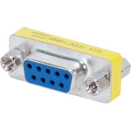 UPC: 0757120027812 | C2G 02781 DB9 F/F Serial RS232 Mini Gender Changer/Coupler  Nickel