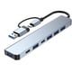 thumbnail image 1 of Versátil Hub Tipo C de 7 Puertos de Expansión USB para Portátiles y Tablets, 1 of 6