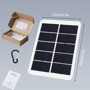 Solar Panels , Portable Solar Panel With USB Output, Lightweight Portable Solar Panel Solar Panel For Power Bank, Phone, Outdoor Camping Hiking Emergency, Portable Backup Power